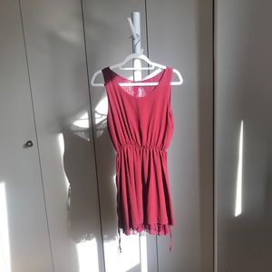 Bordeaux dress with tag